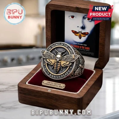 The Silence of the Lambs 35th Anniversary Sculpted Metal Ring