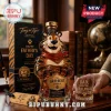 Tony the Tiger shaped glass whiskey bottle with gold stopper next to a matching glass and Father's Day branded box.!
