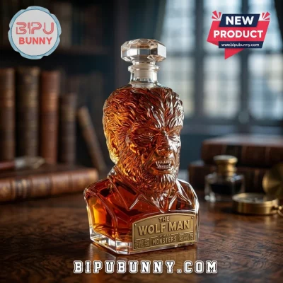 Universal Monsters The Wolf Man Collectible Whiskey Decanter