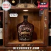 Brown glass whiskey bottle with 1776-2026 We The People 250th anniversary graphic featuring George Washington and US flags.!