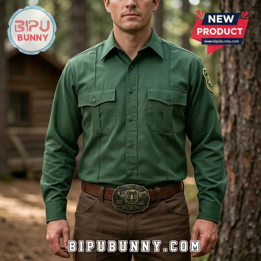 US Forest Service Limited Edition Collector Leather Belt US Forest Service Limited Edition Collector Leather Belt