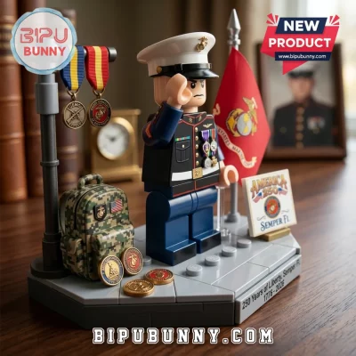 USMC Semper Fi 250th Anniversary Commemorative Building Block Set