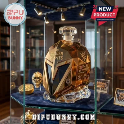 Vegas Golden Knights 10th Anniversary 2017-2027 Whiskey Decanter
