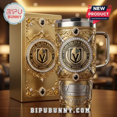 Vegas Golden Knights Gold Embossed 40oz Stanley Tumbler