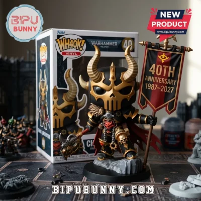 Warhammer 40000 40th Anniversary Chaos Lord Funko Vinyl Figure