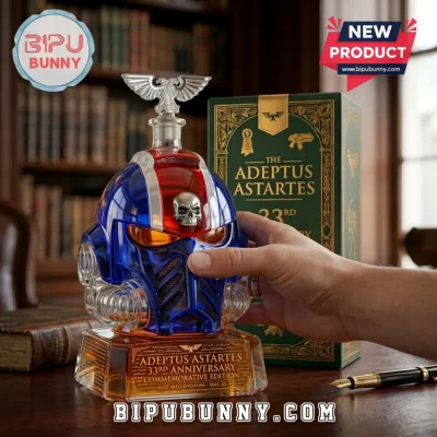 Warhammer 40k Adeptus Astartes Helmet Glass Whiskey Decanter
