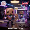 Latrell from White Chicks vinyl figure with glow necklace and black pants, displayed next to its box on a bar top.!