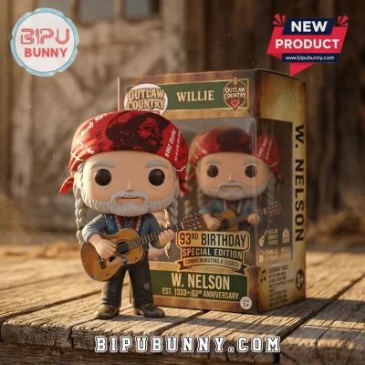 Willie Nelson 93rd Birthday Commemorative Vinyl Figure