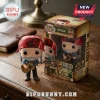 Willie Nelson vinyl figure wearing a red bandana and holding a brown acoustic guitar next to its commemorative product box.!