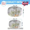 Disney 100 Winnie the Pooh ceramic oval serving plates in 14-inch and 11-inch sizes with watercolor character designs.!