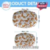 Two oval ceramic platters with Tigger pattern, featuring 35x25cm and 28x20cm sizes against a white background.!