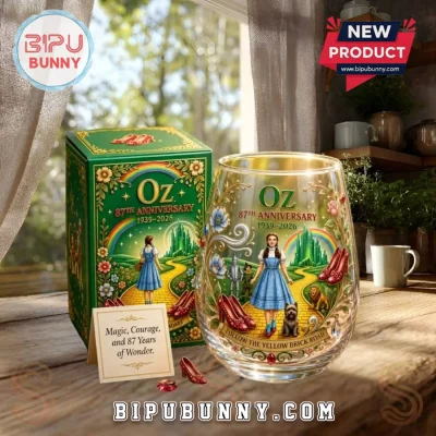 Wizard of Oz 87th Anniversary Glass Whiskey Tumbler
