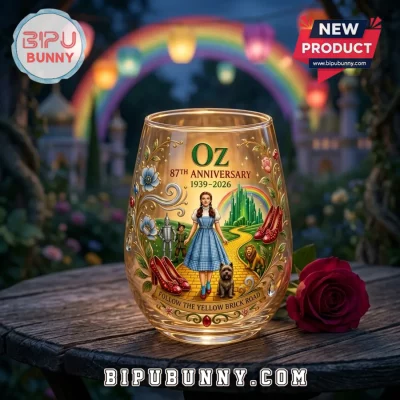 Wizard of Oz 87th Anniversary Glass Whiskey Tumbler
