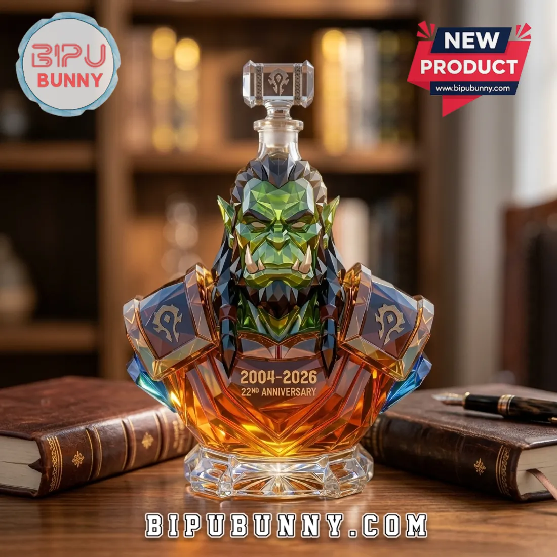World of Warcraft Thrall 22nd Anniversary Whiskey Decanter World of Warcraft Thrall 22nd Anniversary Whiskey Decanter