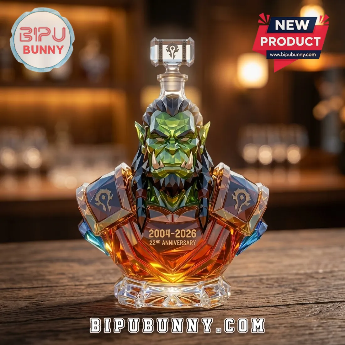 World of Warcraft Thrall 22nd Anniversary Whiskey Decanter World of Warcraft Thrall 22nd Anniversary Whiskey Decanter