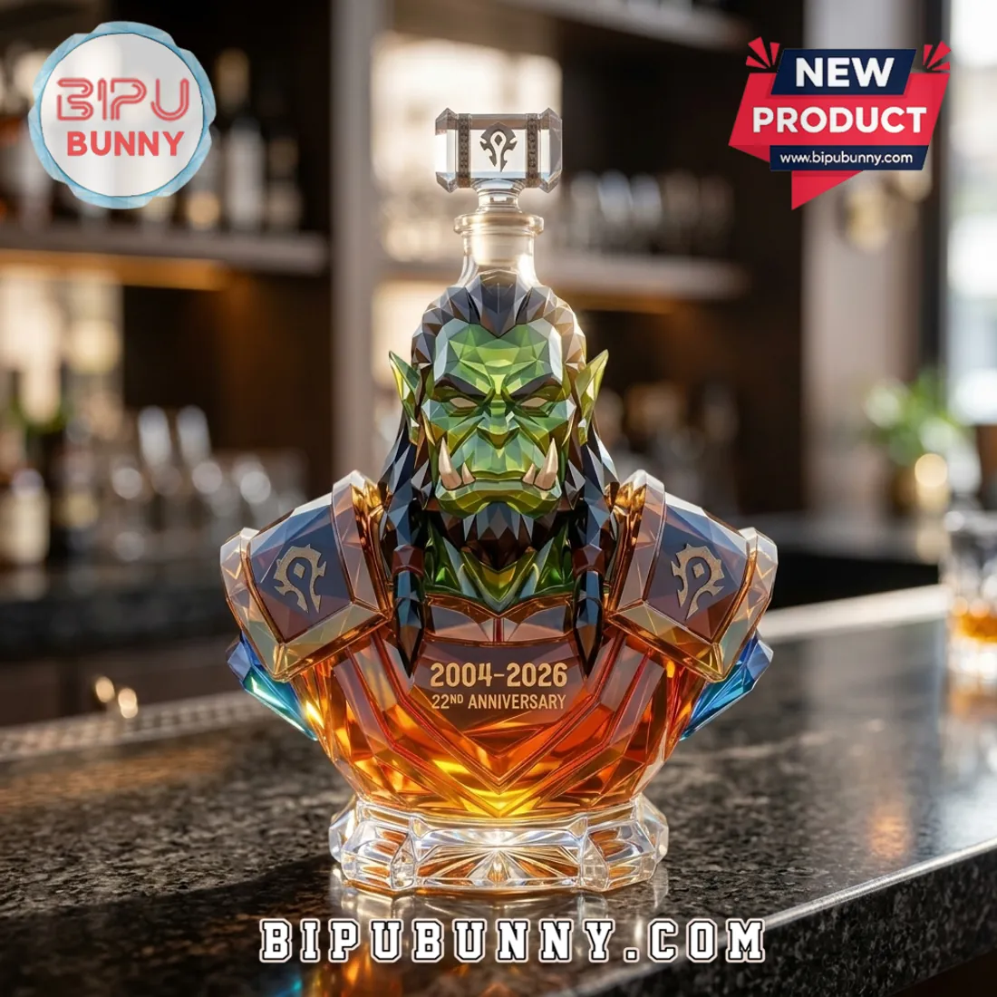 World of Warcraft Thrall 22nd Anniversary Whiskey Decanter World of Warcraft Thrall 22nd Anniversary Whiskey Decanter
