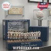 Navy blue collectible baseball figures display with text Yes Im Old But I Saw Yankees Greatness!