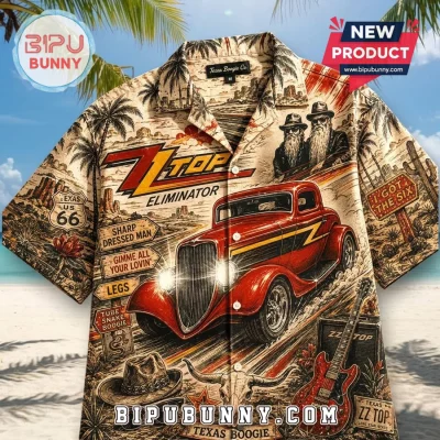 ZZ Top Eliminator Deluxe Edition Hawaiian Shirt