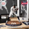 Aaron Judge New York Yankees 2025 Batting Champion acrylic plaque featuring a 3D baseball player figurine on a dirt base.