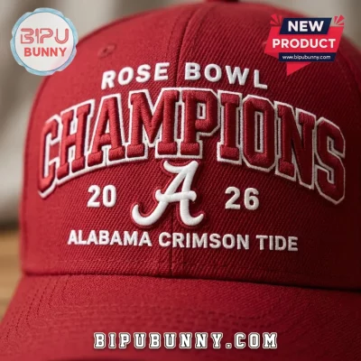 Alabama Crimson Tide 2026 Rose Bowl Champions Crimson Cap