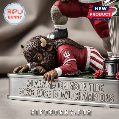Alabama Crimson Tide 2026 Rose Bowl Elephant Ornament