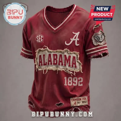 Alabama Crimson Tide Premium Distressed T-Shirt