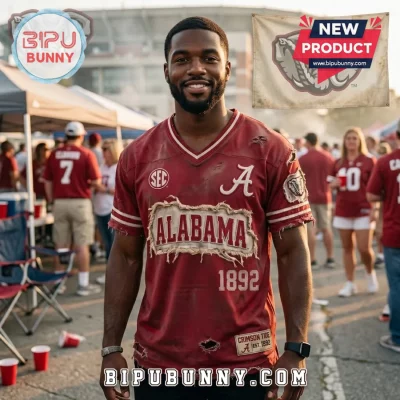 Alabama Crimson Tide Premium Distressed T-Shirt