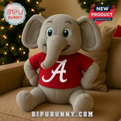 Alabama Crimson Tide Soft Plush Elephant Doll