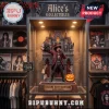 Alice Cooper Welcome To My Nightmare acrylic plaque featuring a stage scene with a graveyard, pumpkin, and singer statue.