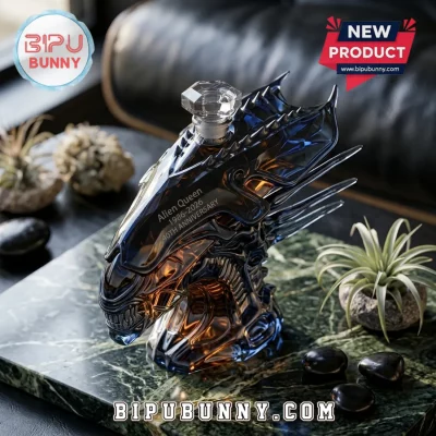 Alien Queen 40th Anniversary Glass Whiskey Decanter