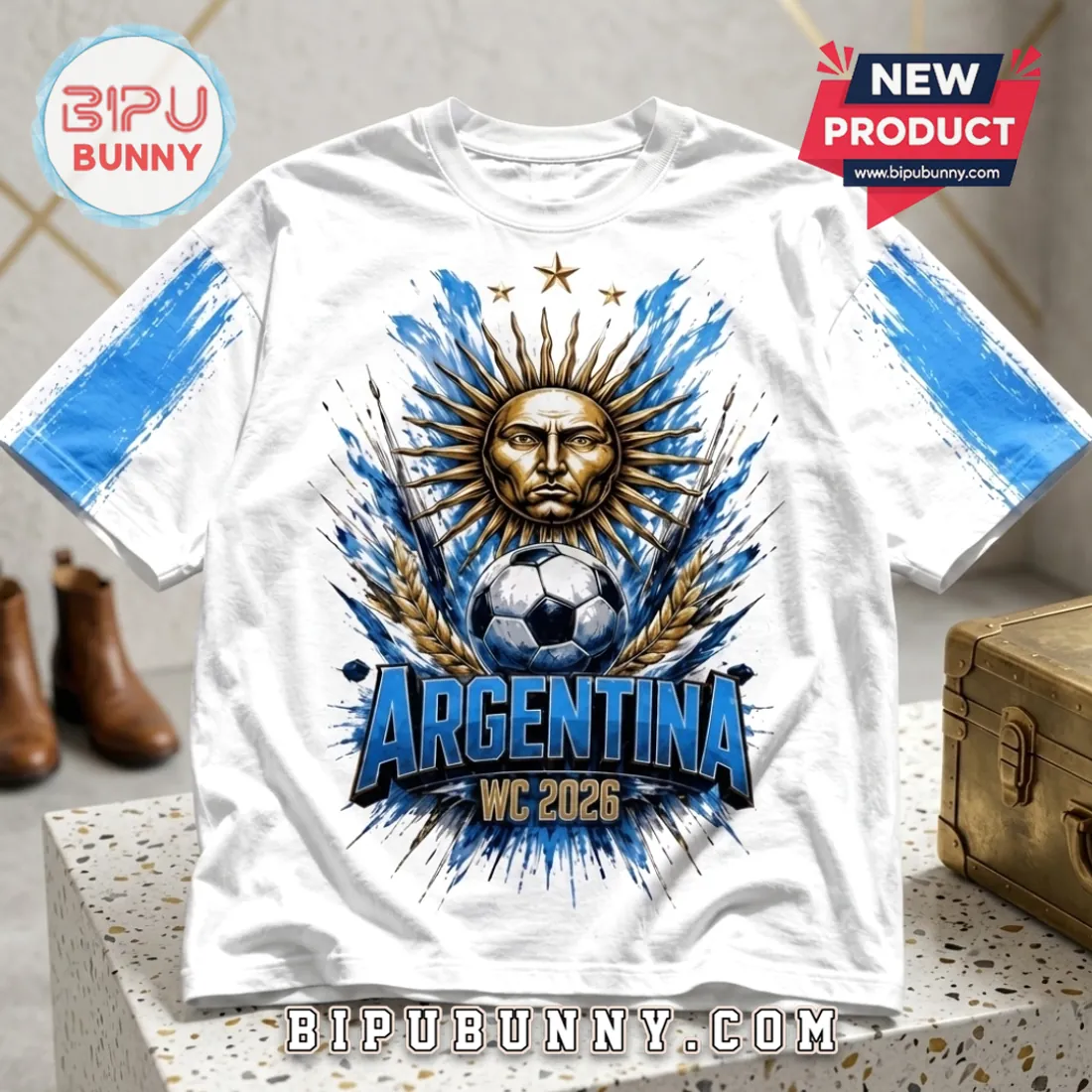 Argentina National Team 2026 Road to Glory T-Shirt Argentina National Team 2026 Road to Glory T-Shirt