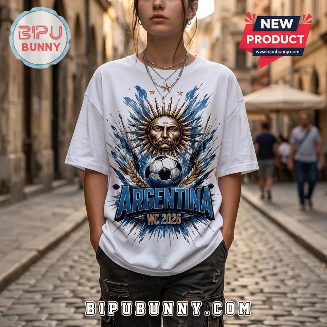 Argentina National Team 2026 Road to Glory T-Shirt Argentina National Team 2026 Road to Glory T-Shirt
