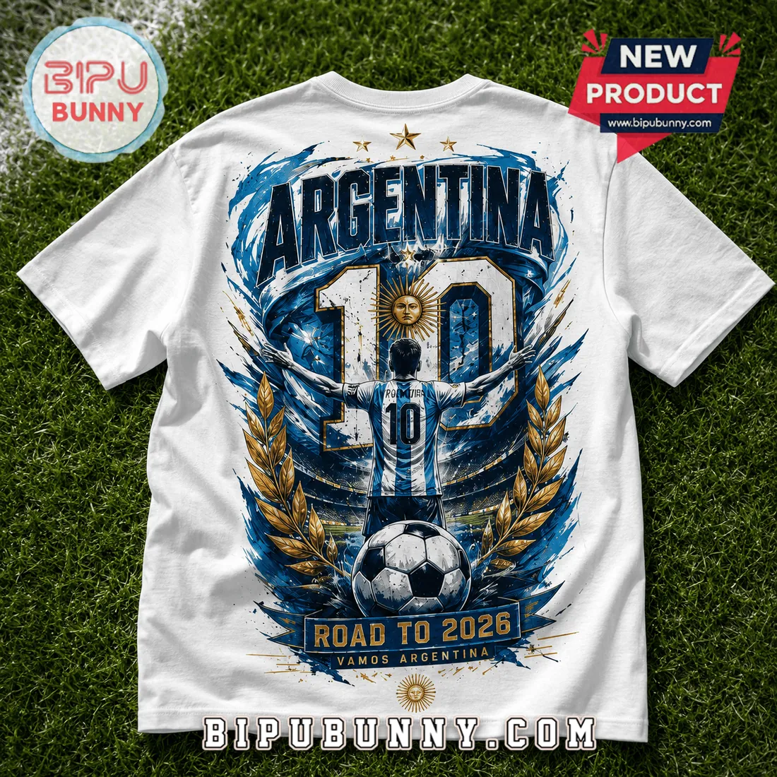 Argentina National Team 2026 Road to Glory T-Shirt Argentina National Team 2026 Road to Glory T-Shirt