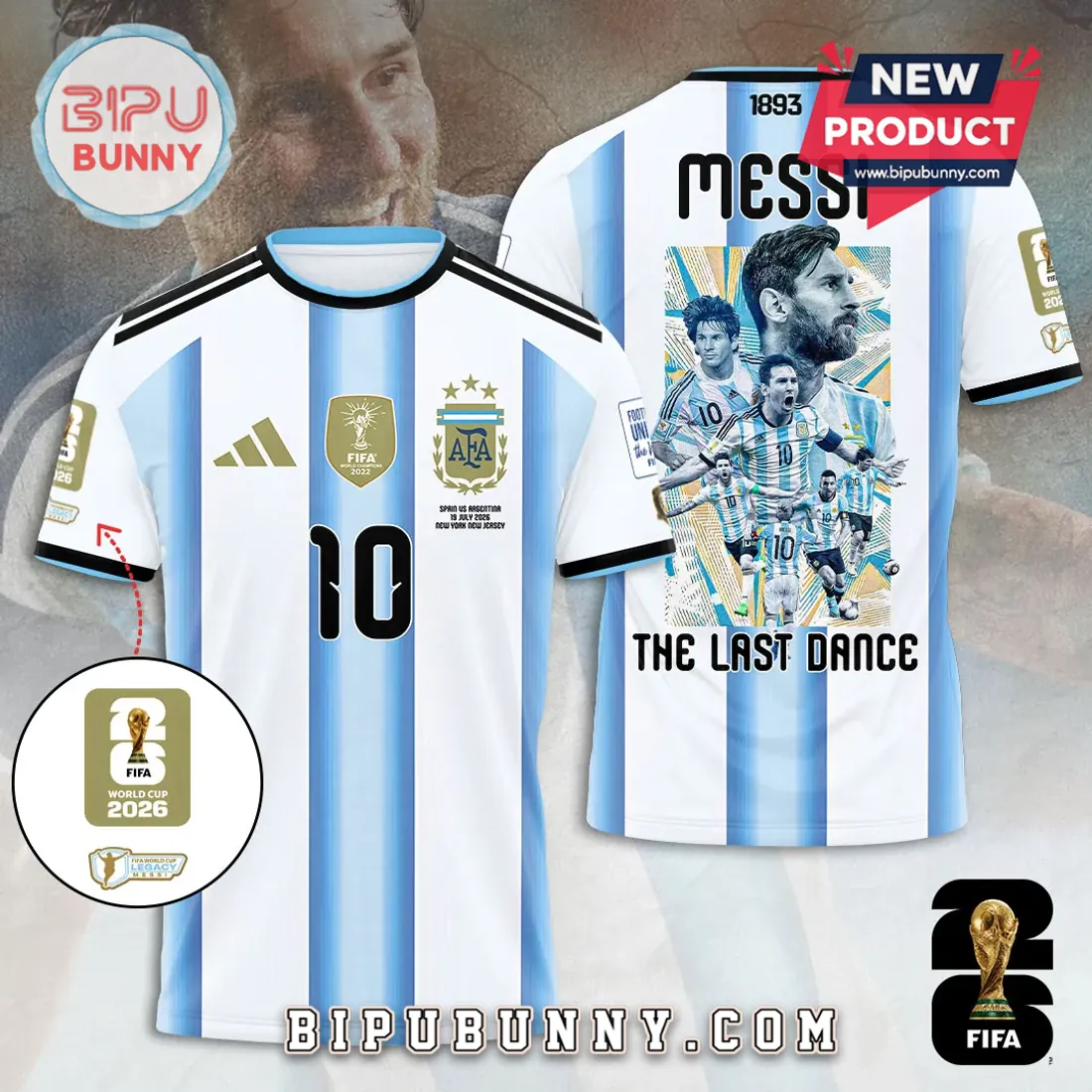 Argentina National Team Messi 2026 World Cup Final Shirt Argentina National Team Messi 2026 World Cup Final Shirt