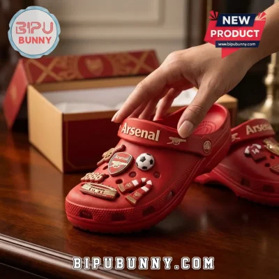 Arsenal FC 140th Anniversary Crocs With Charms