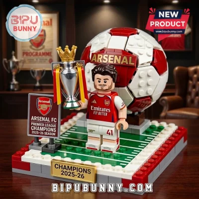 Arsenal FC 2025-26 Premier League Champions Buildable Brick Set Arsenal FC 2025-26 Premier League Champions Buildable Brick Set