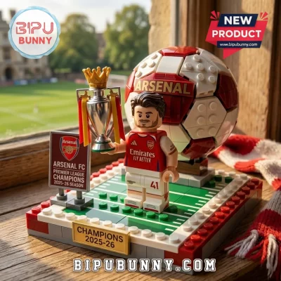 Arsenal FC 2025-26 Premier League Champions Buildable Brick Set