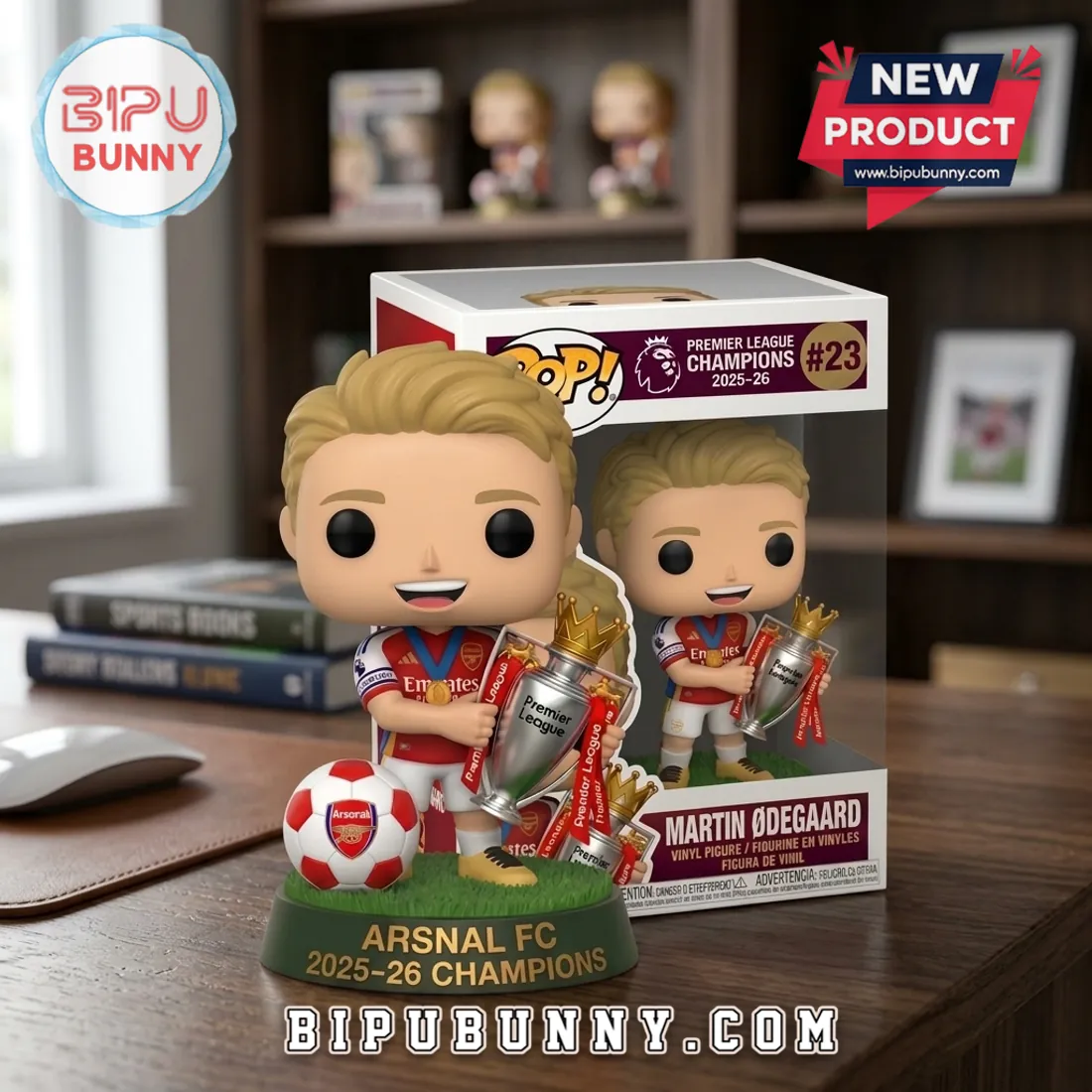 Arsenal FC 2025-26 Premier League Champions Vinyl Figure Arsenal FC 2025-26 Premier League Champions Vinyl Figure