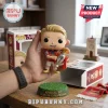 Martin Ødegaard Arsenal FC vinyl figure holding a Premier League trophy on a grass-textured base with commemorative text.!