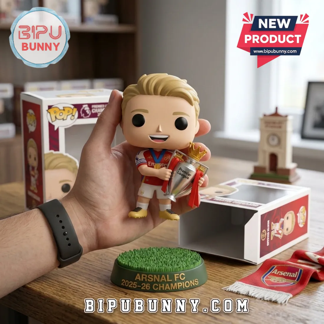 Arsenal FC 2025-26 Premier League Champions Vinyl Figure Arsenal FC 2025-26 Premier League Champions Vinyl Figure