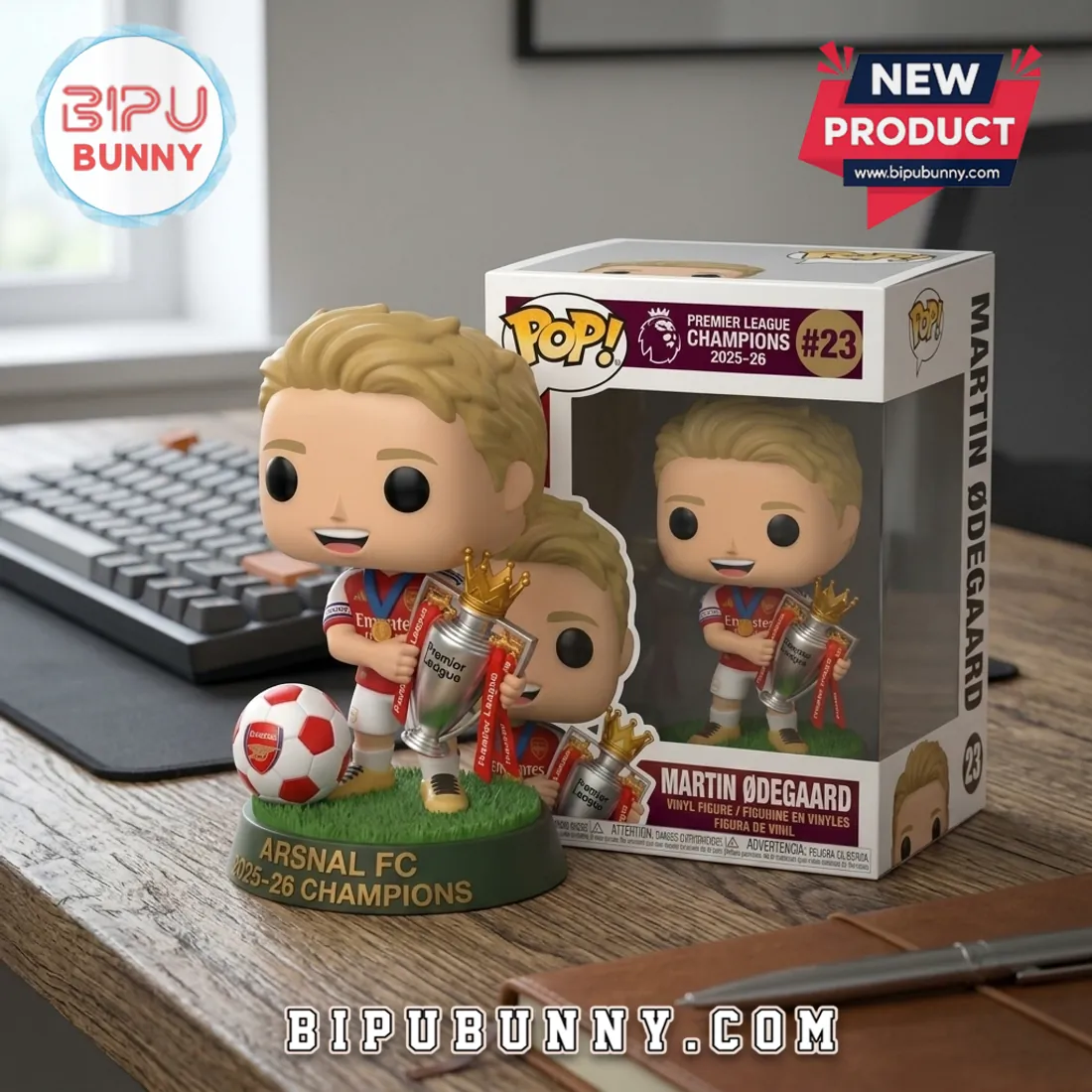 Arsenal FC 2025-26 Premier League Champions Vinyl Figure Arsenal FC 2025-26 Premier League Champions Vinyl Figure