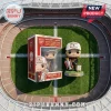 Mikel Arteta Arsenal manager vinyl figure with Premier League trophy and champions cap in branded collector display box.!