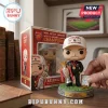 Mikel Arteta Arsenal F.C. collectible figure wearing Champions cap, holding a trophy on a green grass display base.!