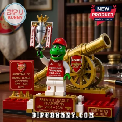Arsenal Gunnersaurus Premier League Trophy 2004-2026 Building Set