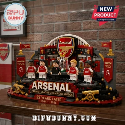 Arsenal Premier League Champions 2026 Building Block Set