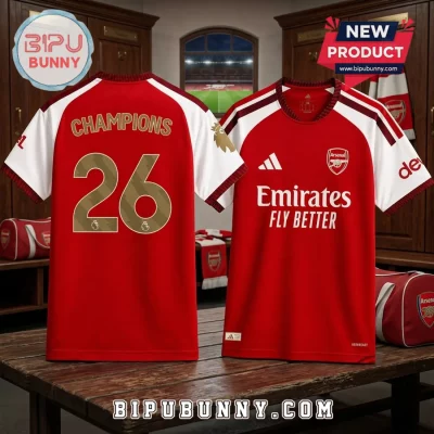 Arsenal Premier League Champions 2026 Home Jersey Arsenal Premier League Champions 2026 Home Jersey