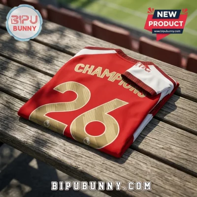 Arsenal Premier League Champions 2026 Home Jersey