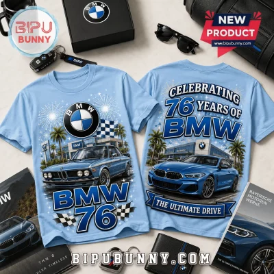 BMW 76 Years Anniversary Blue T-Shirt