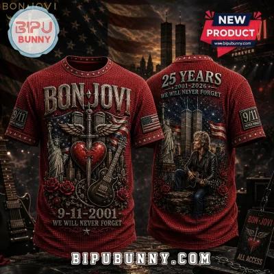 Bon Jovi 25th Anniversary Limited Edition T-Shirt