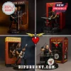 Bon Jovi Sculpted Resin Band Member Acrylic Plaque set featuring Jon Bon Jovi, David Bryan, Phil X, and Tico Torres figures.